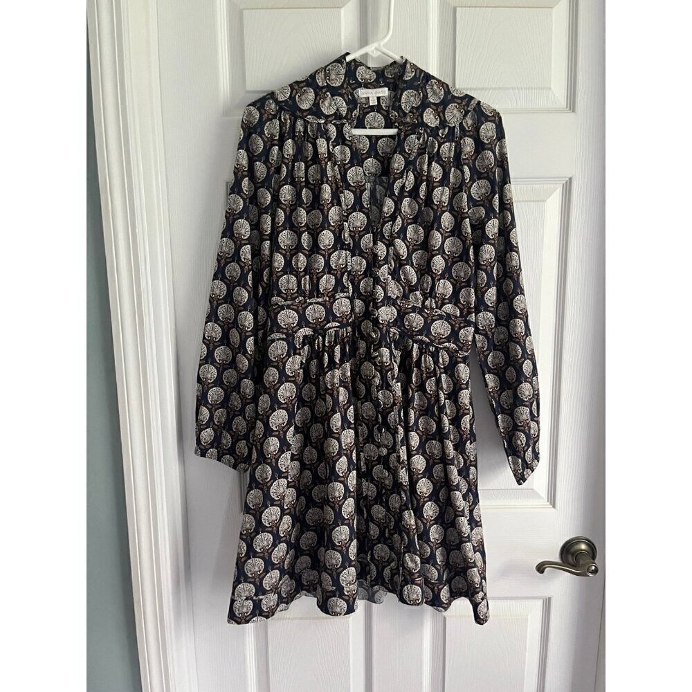 Anna Cate Patterned Shirt Dress